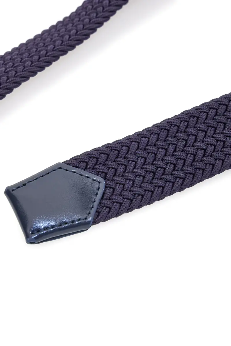 Cintura intrecciata blu elastica Basile BA1345/ELASTICO [BLU] miniatura 3