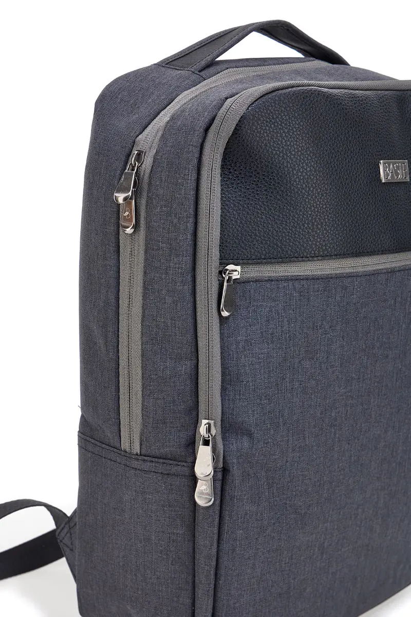 Zaino grigio porta PC tasche multiple Basile BA21PE152 [NERO] miniatura 4