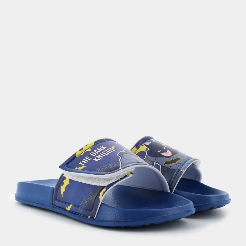 Ciabatte Batman da Bambino, azzurro miniatura 2