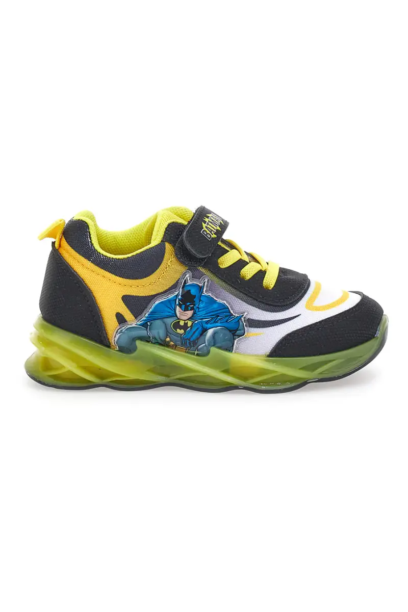 Sneakers Gialle e Nere Con Strappo Batman W1020205 [NERO]