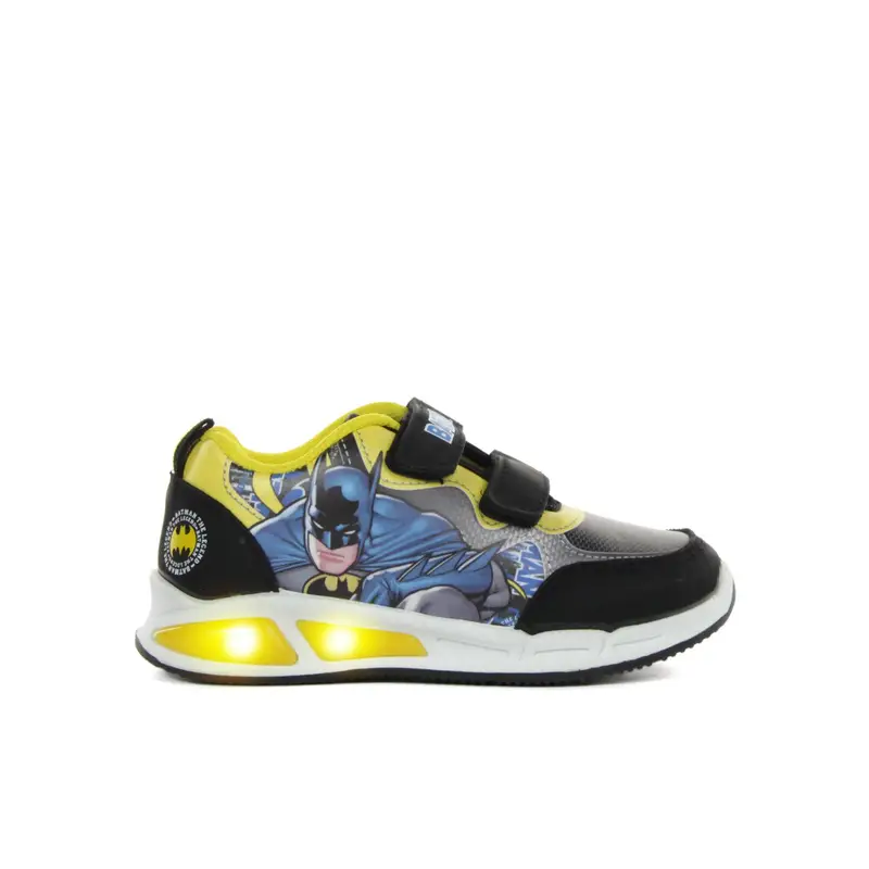 Sneakers nere da bimbo stampa cartoon Batman con luci