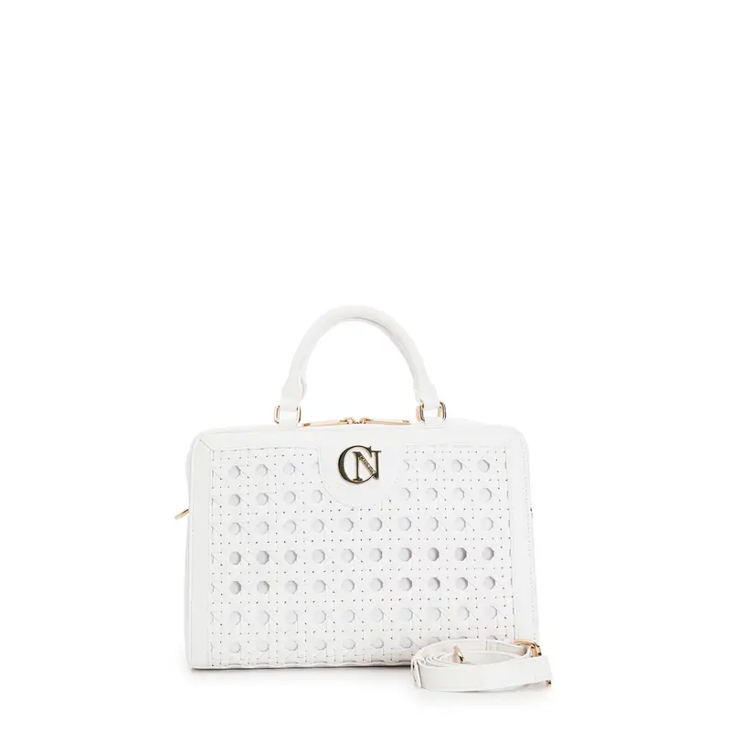 bauletto con intreccio panna