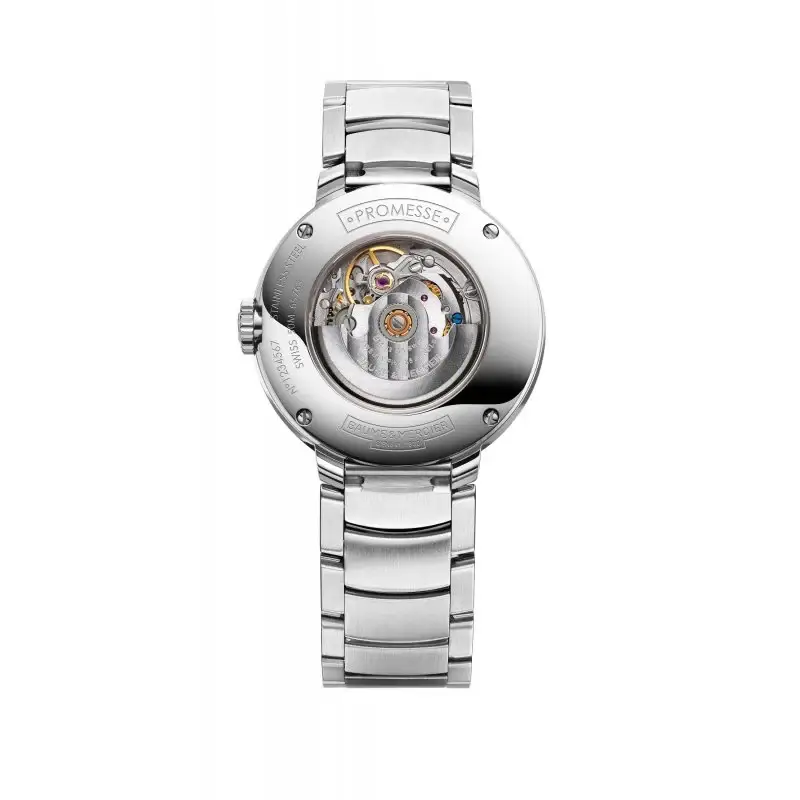 Orologio Da Donna In Acciaio Promesse 10182 Quadrante Bianco - Baume&Mercier miniatura 2