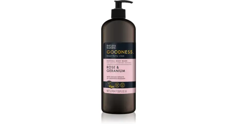 Goodness Rosa & Geranio gel doccia 1000 ml