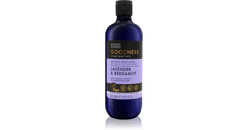 Goodness Sleep Beautifully docciaschiuma antistress per un sonno tranquillo Lavender & Bergamot 500 ml