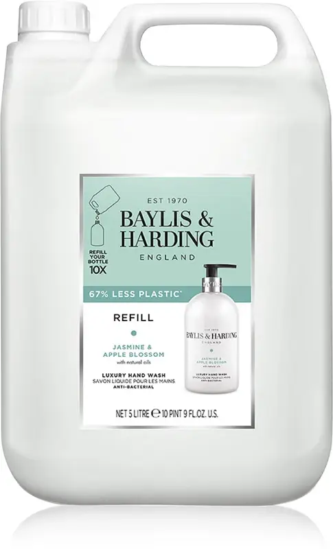 Jasmine & Apple Blossom sapone liquido per le mani ricarica 5000 ml