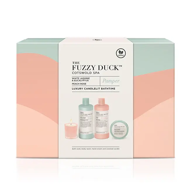 Set regalo Gelsomino ed Eucalipto, Rosa e Pesca 4 pezzi