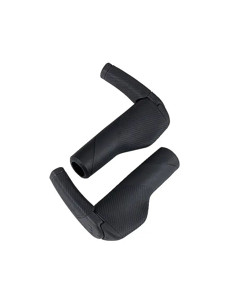 Set manopole/estensioni per manubrio bici KingComfort BHG-125 135 mm, estensioni manubrio 80 mm nero