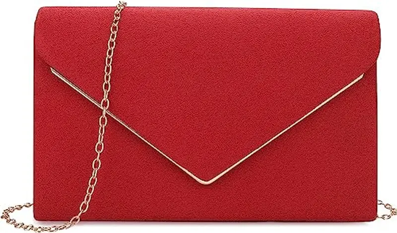 BBjinronjy Pochette Donna Rosso 2276585