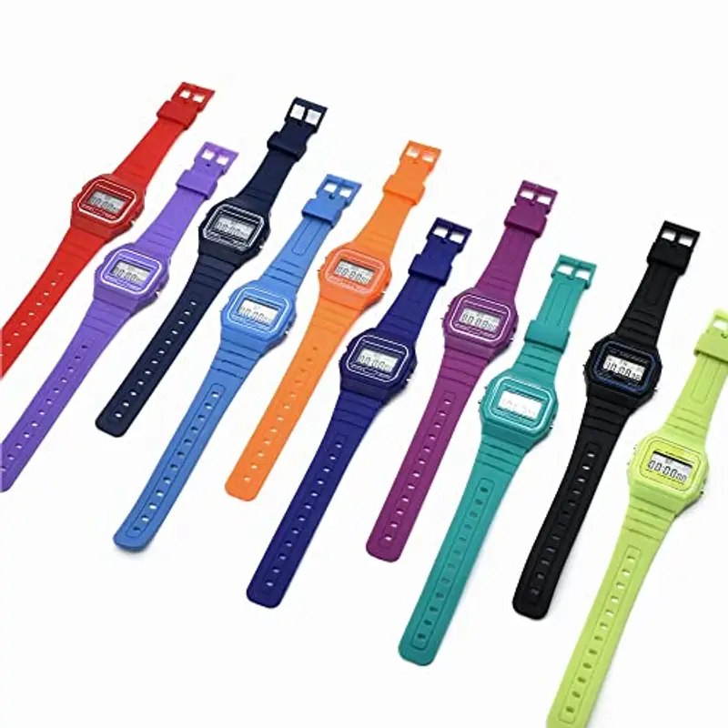 BDM - Casiopea, Orologio classico originale da uomo, donna, bambina o bambino, da polso, digitale, con sveglia Un regalo vintage miniatura 3