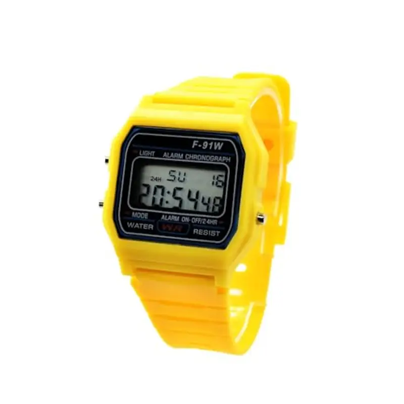 BDM - Classico orologio Casiopea Originale per uomo, donna, ragazza o ragazzo con cinturino digitale con sveglia. Un regalo d'epoca. - Modelo 17