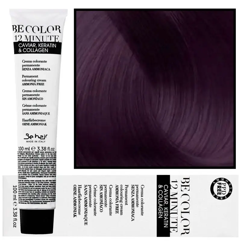 Be Color Tintura per capelli 12 minuti 100ml 4,2 | Castano medio viola