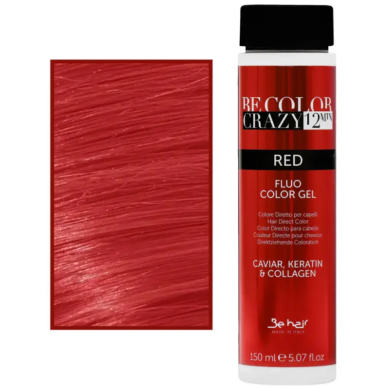 Be Color Tonico Crazy Gel 150ml Rosso