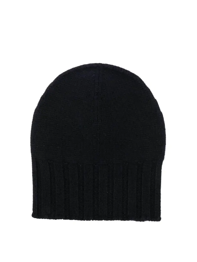 Cappello a coste Blu