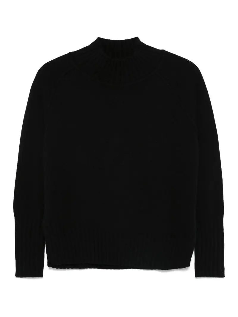 Maglia Dolcevita in Cashmere Nero