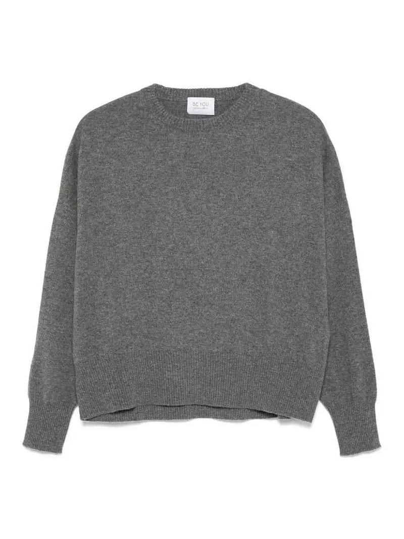 Maglione oversize in cashmere Grigio