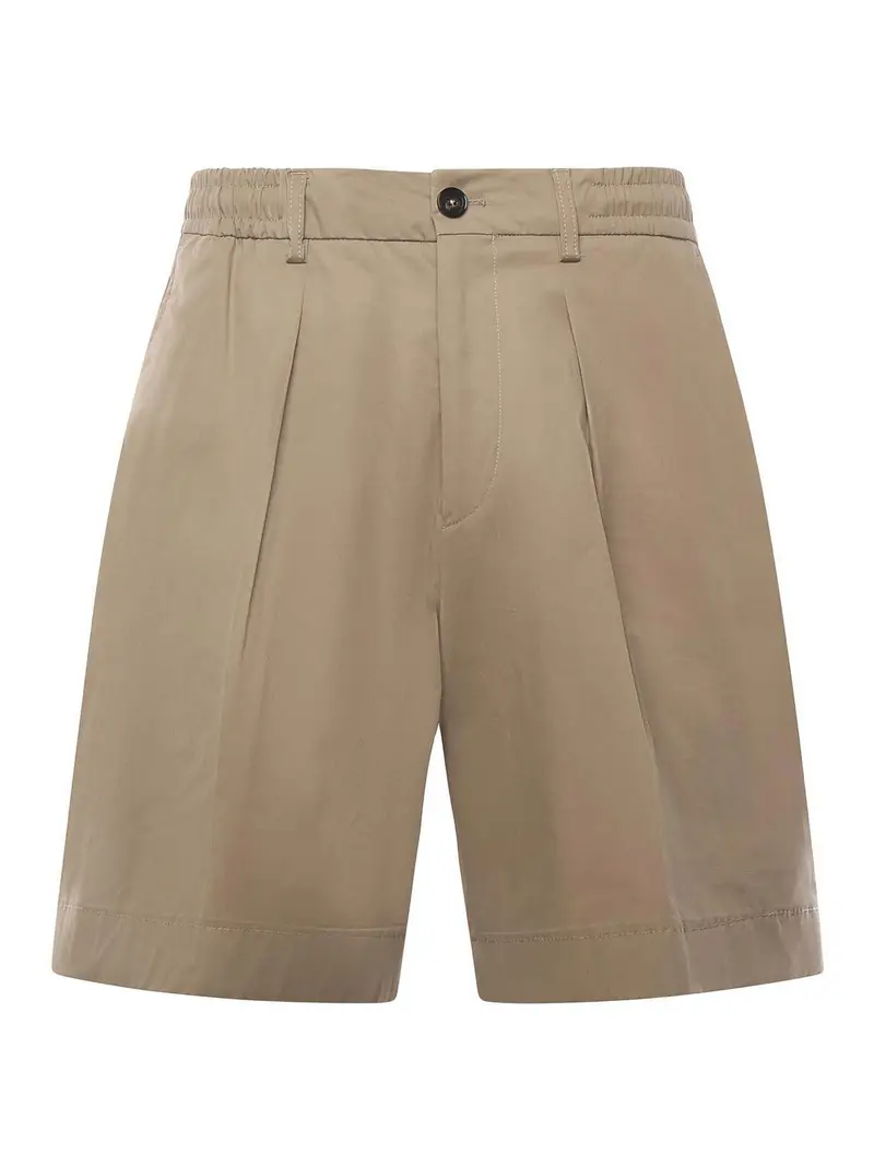 Pantaloncini in cotone Havier Tortora