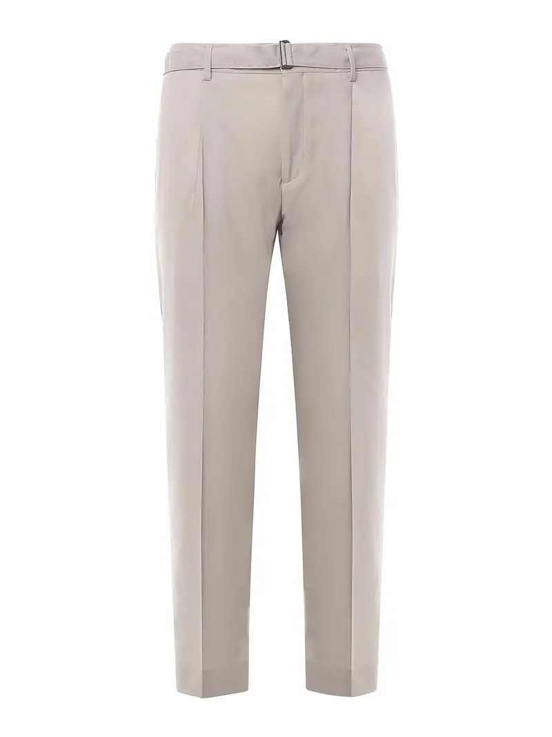 Pantaloni Andy in misto lana Beige