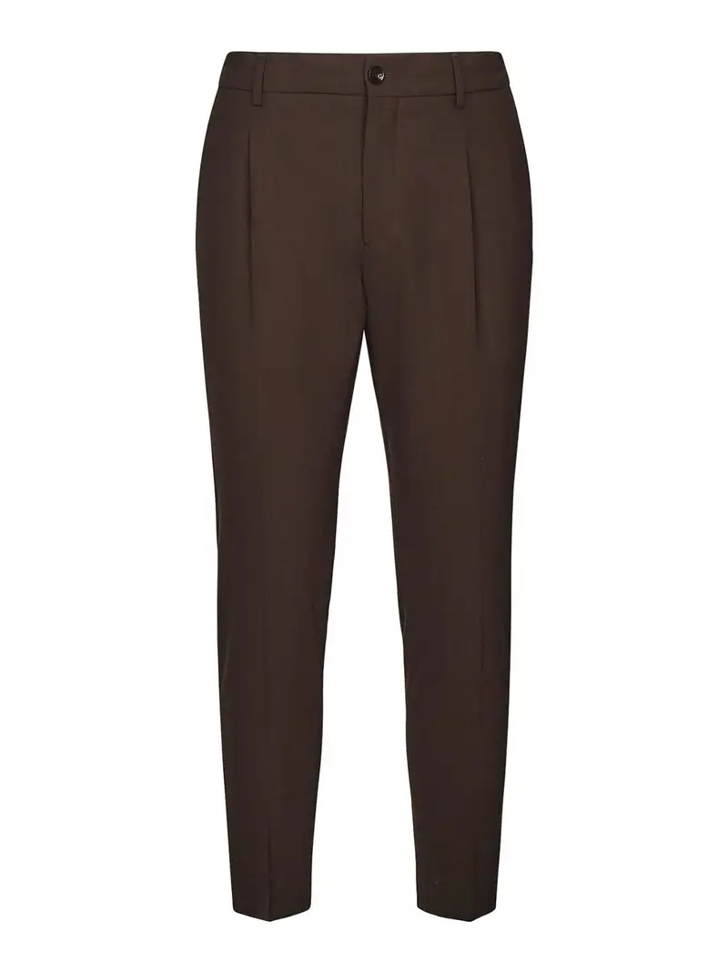 Riccardo Pantaloni Marrone Scuro