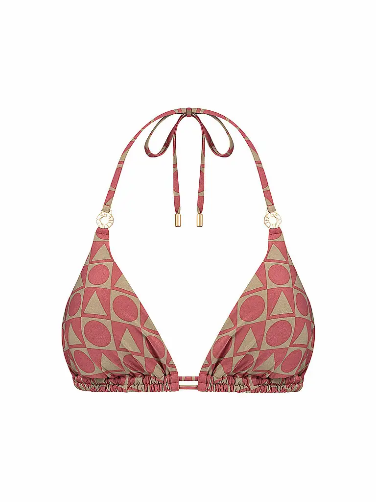 Bikinioberteil Rouge Graphics da donna rosso scuro | 38B