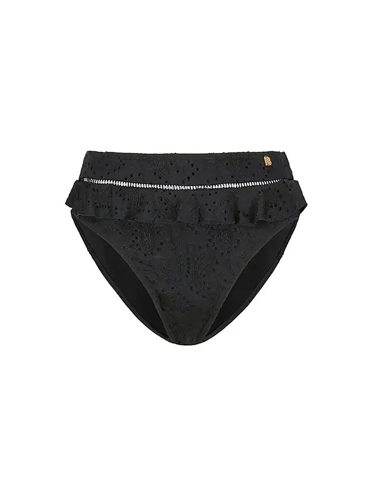 Slip bikini da donna Black Embroidery nero | 36