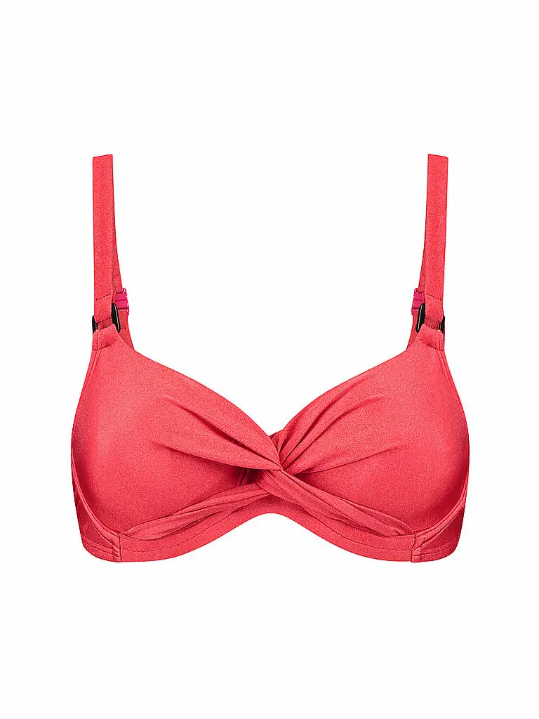 Top bikini da donna Red Shine rosso | 36E
