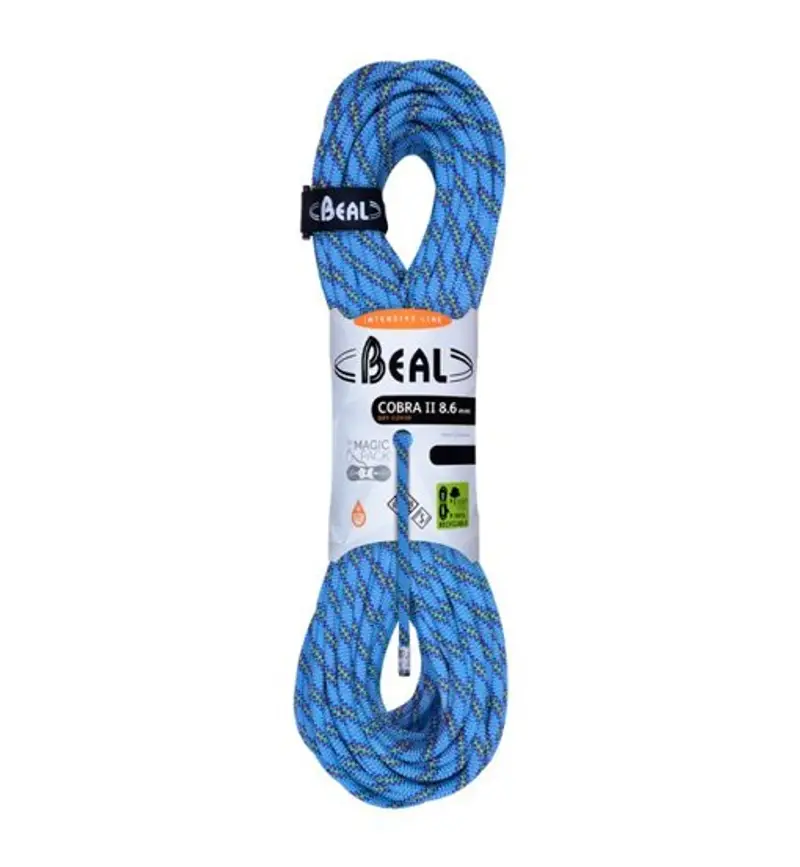 Cobra II Unicore Dry Cover 8,6 mm - mezza corda Blue