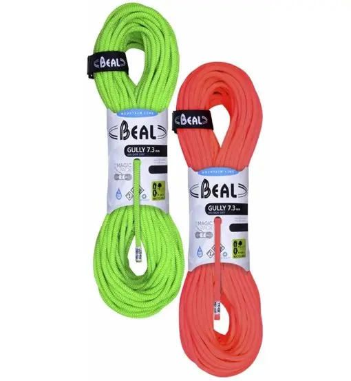 Gully Unicore Golden Dry Pack 7,3 mm - corda gemella/mezza Orange