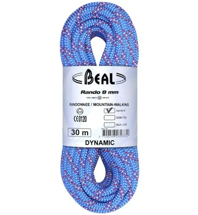 Rando 8 mm - corda gemella Blue