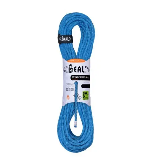 Beal Stinger III Unicore Dry Cover 9, 4 mm - corda singola blu