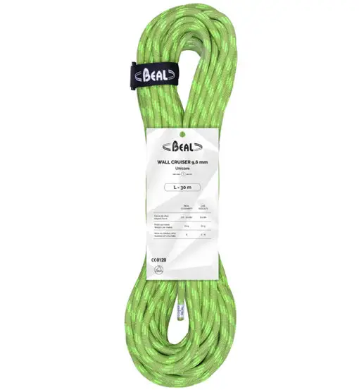 Beal Wall Cruiser Unicore 9, 6 mm corda singola verde