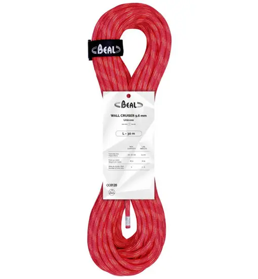 Beal Wall Cruiser Unicore 9, 6 mm corda singola rossa