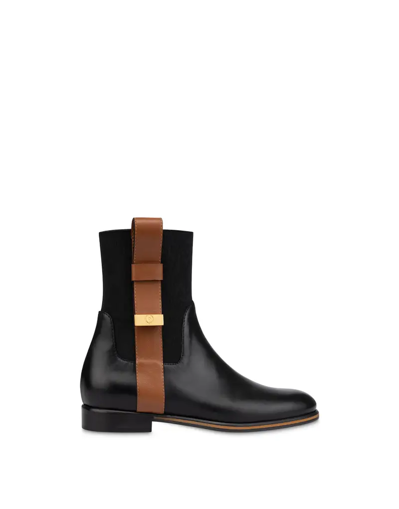 Beatles Austin in Vitello NERO/CUOIO, 39, Pollini