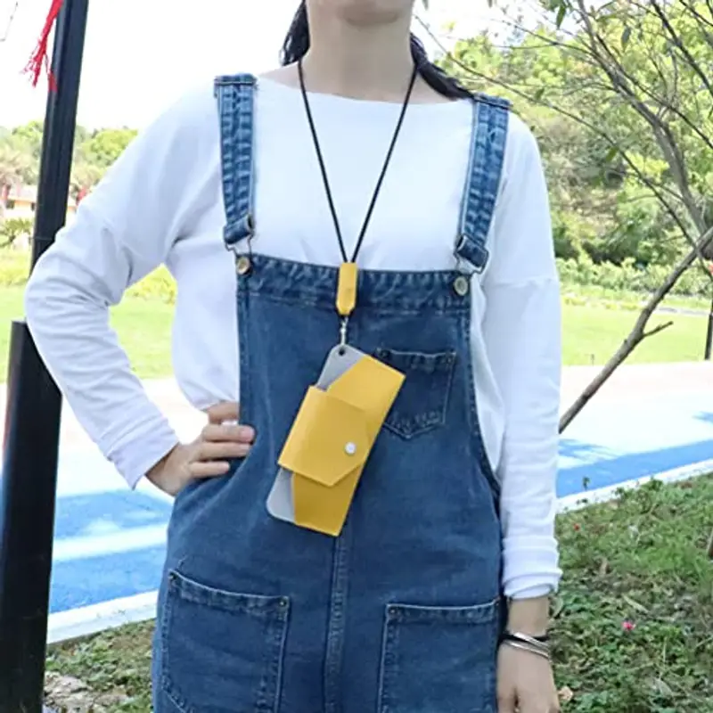 Beaupretty 1 Set Borsa Per Occhiali Astuccio Porta Occhiali Portaocchiali Da Appendere Custodia Con Fibbia Per Occhiali miniatura 2