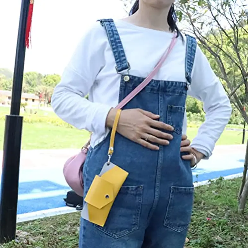 Beaupretty 1 Set Borsa Per Occhiali Astuccio Porta Occhiali Portaocchiali Da Appendere Custodia Con Fibbia Per Occhiali miniatura 3