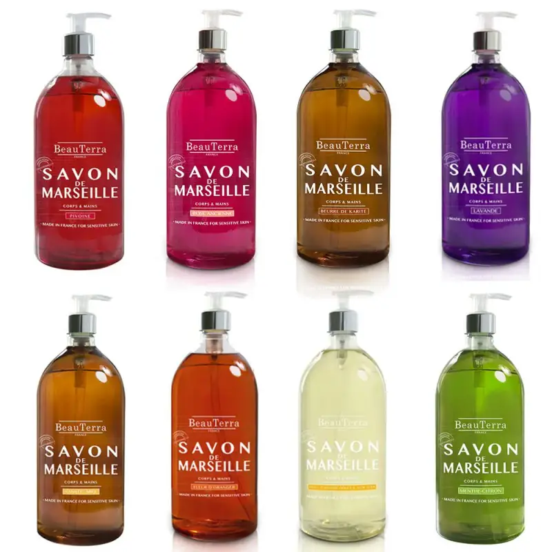 Sapone Di Marsiglia Corpo E Mani 1l Beauterra - OLIO DI MANDORLE E ALOE VERA