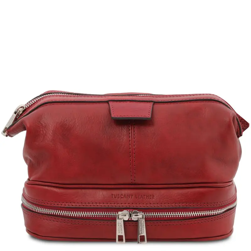 Tuscany Leather Beauty Case Rosso 1414371