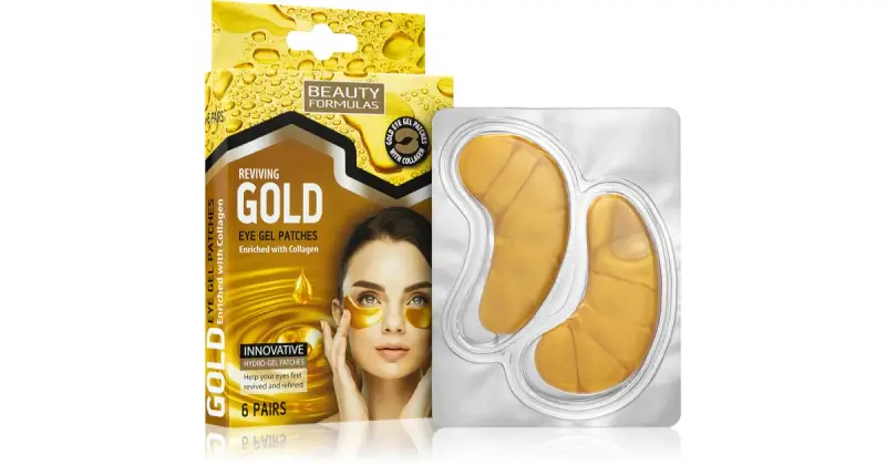 Gold maschera idrogel contorno occhi con collagene 6 pz