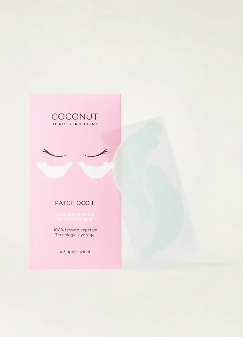 Patch Occhi Con Estratto Di Cocco Bio, Donna, Trasparente miniatura 2