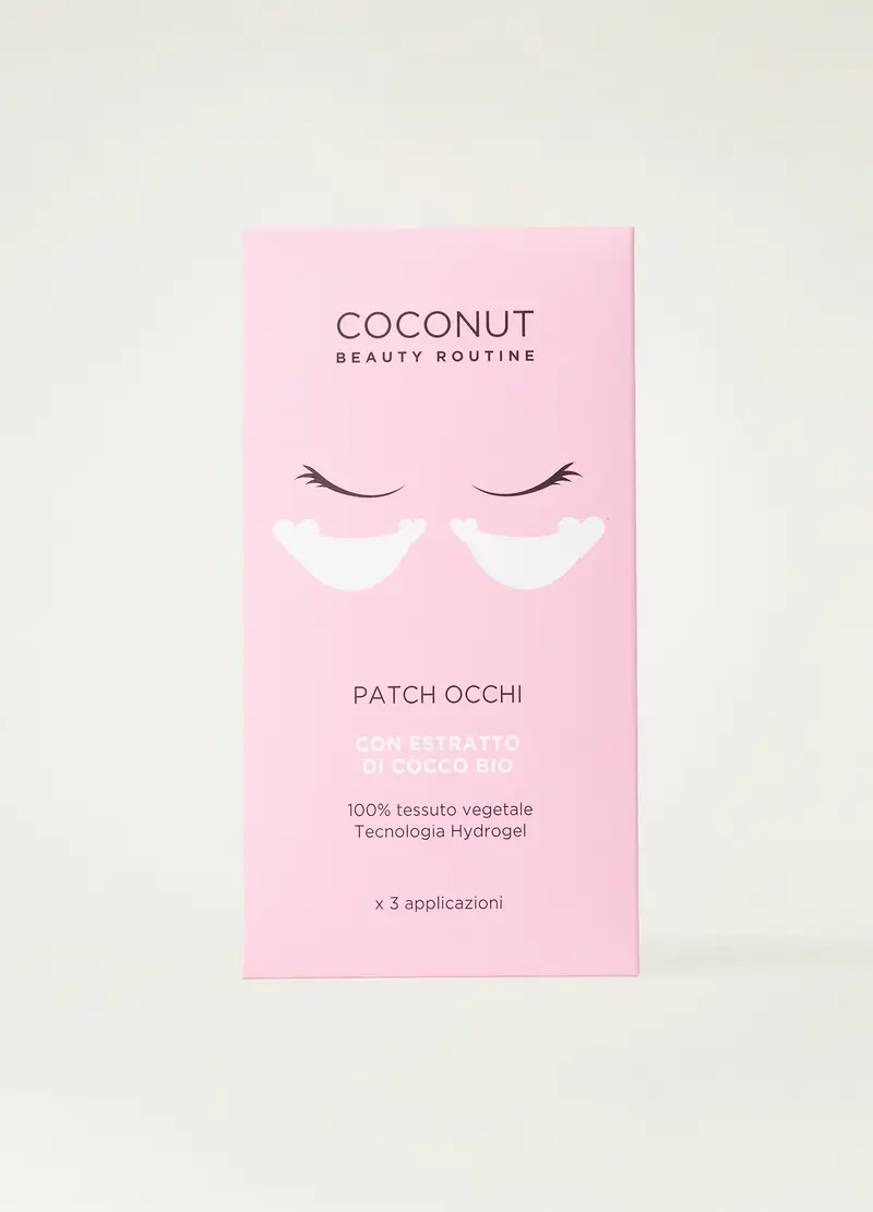 Patch Occhi Con Estratto Di Cocco Bio, Donna, Trasparente