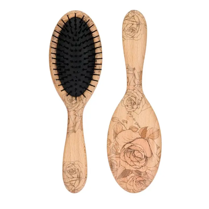 Spazzola Magnum Ovale Pink Rose Beautytime 1 Pezzo