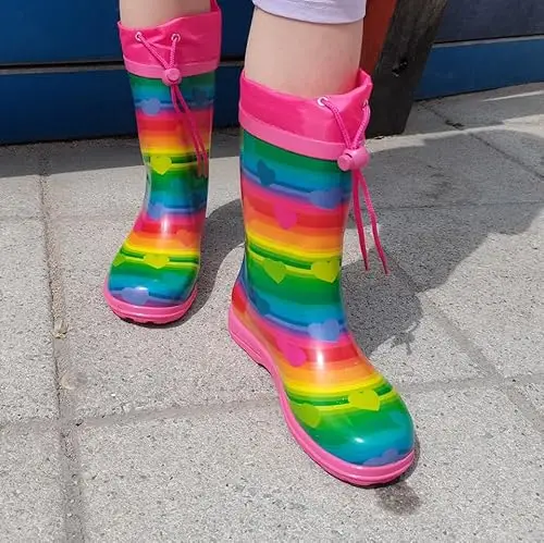 Beck Arcobaleno, Stivali di Gomma Bambine e Ragazze miniatura 2