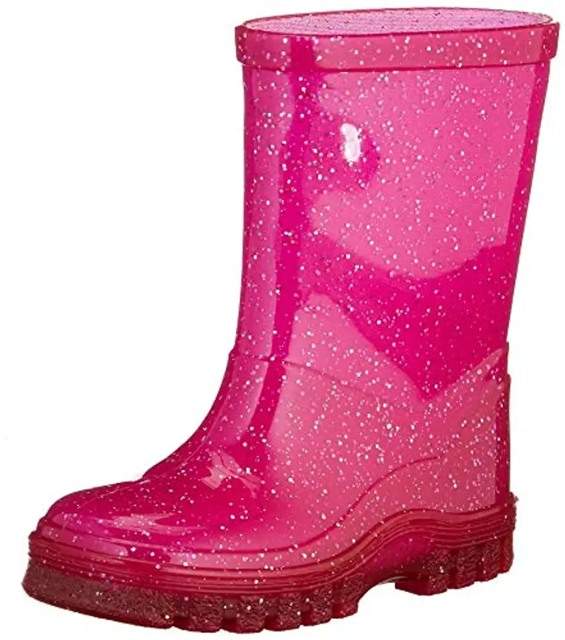 Beck Glitzer, Stivali Di Gomma Bambine E Ragazze, Rosa (Pink), 20 EU