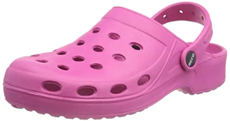 Beco Damenclogs-90751, Zoccoli Unisex-Adulto, Rosa, 36 EU
