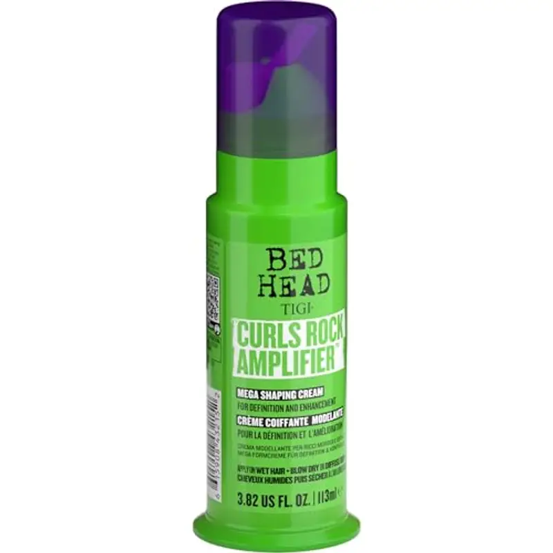 Bed Head by TIGI | Crema Styling per capelli ricci o mossi Curls Rock Amplifier | Prodotti anticrespo per capelli ricci definiti | 113ml miniatura 3