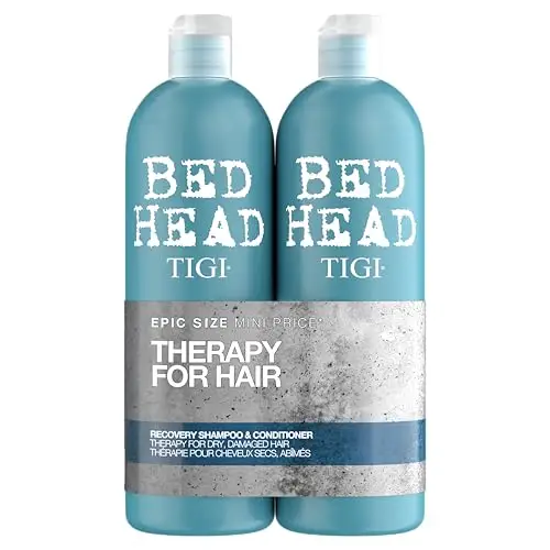Bed Head by TIGI | Shampoo e balsamo Recovery | Trattamento ristrutturante e idratante professionale per capelli |