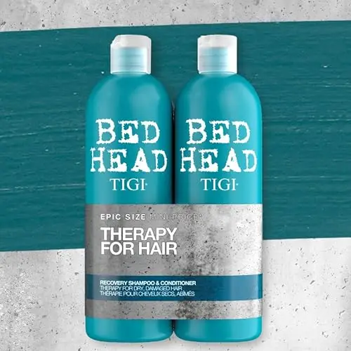 Bed Head by TIGI | Shampoo e balsamo Recovery | Trattamento ristrutturante e idratante professionale per capelli | miniatura 2