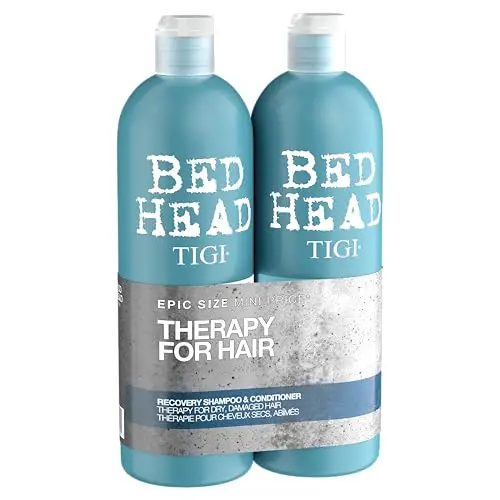 Bed Head by TIGI | Shampoo e balsamo Recovery | Trattamento ristrutturante e idratante professionale per capelli | miniatura 3