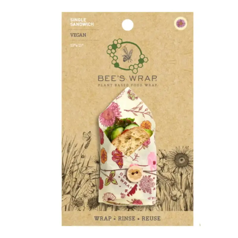 Bee's Wrap - Panino - Vegano "Fiori di campo"