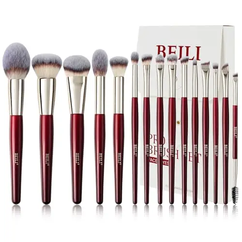 BEILI Set pennelli make-up Bordeaux 3146856